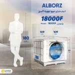کولر سلولزی 18000 نیرو تهویه البرز مدل روبروزن 18000F - Image 4