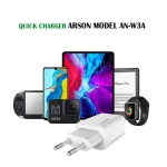 شارژر دیواری آرسون مدل AN-W3A به همراه کابل microusb - Image 4