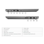 لپ تاپ 15.6 اینچی لنوو مدل Think Book 15 G2 ITL-i5 1135G7-8GB DDR4-256GB SSD- 1TB HDD-MX450-TN - کاستوم شده - Image 6